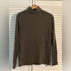 Vintage Land’s End Brown Turtle Neck